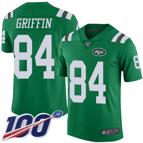 New York Jets Limited Green Men Ryan Griffin Jersey NFL Football #84 100th Season Rush Vapor Untouchable->new york jets->NFL Jersey